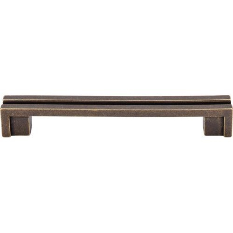 Top Knobs TK56GBZ Flat Rail Pull 5 (c-c) – German Bronze