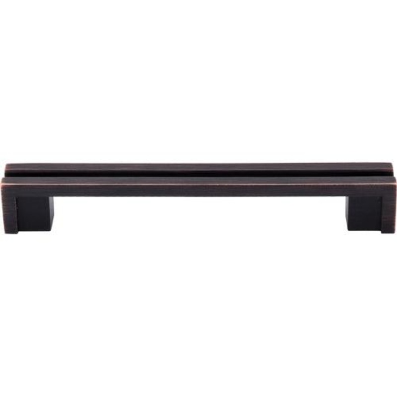 Top Knobs TK56TB Flat Rail Pull 5 (c-c) – Tuscan Bronze