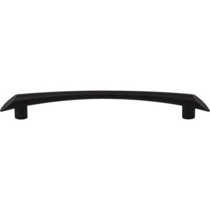 Top Knobs TK784BLK Edgewater Pull 6 5/16 (c-c) – Flat Black