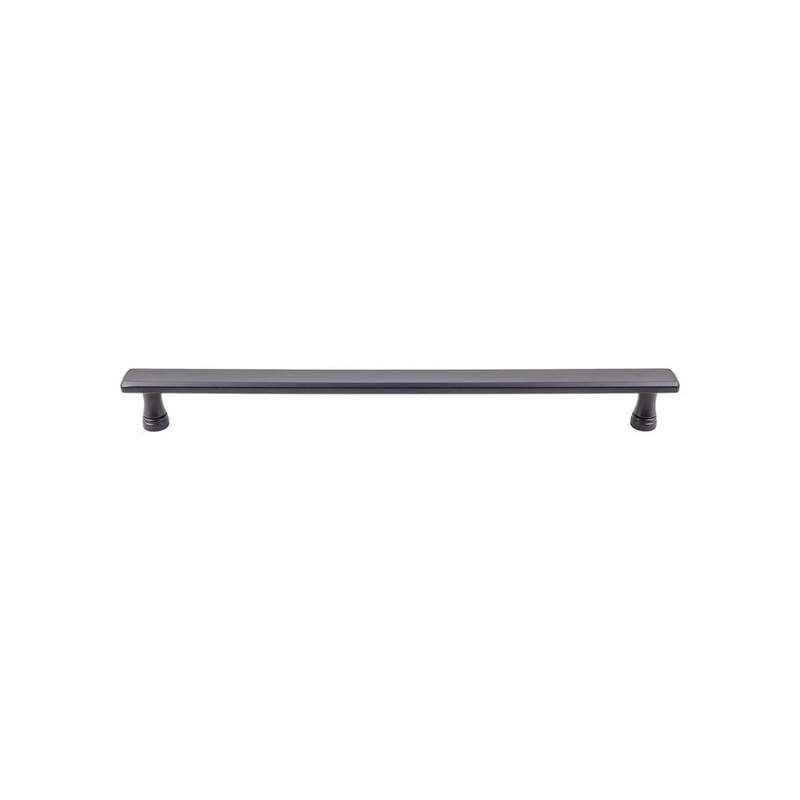 Top Knobs TK858BLK Kingsbridge Appliance Pull 12 (c-c) – Flat Black