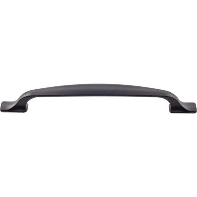 Top Knobs TK865BLK Torbay Pull 6 5/16 Inch (c-c) – Flat Black