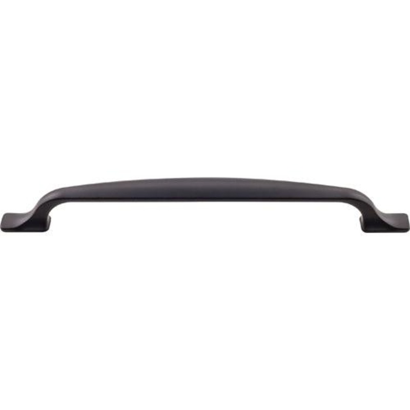 Top Knobs TK866BLK Torbay Pull 7 9/16 Inch (c-c) – Flat Black