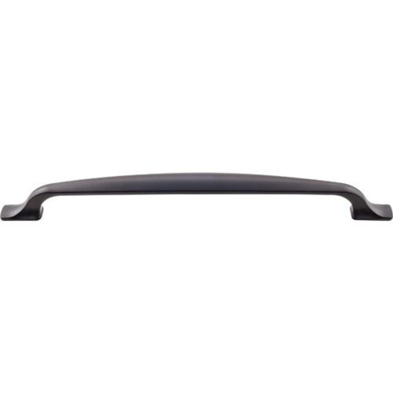 Top Knobs TK867BLK Torbay Pull 8 13/16 Inch (c-c) – Flat Black