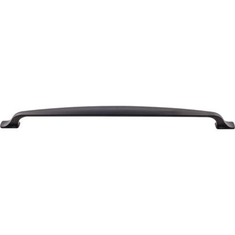 Top Knobs TK868BLK Torbay Pull 12 Inch (c-c) – Flat Black