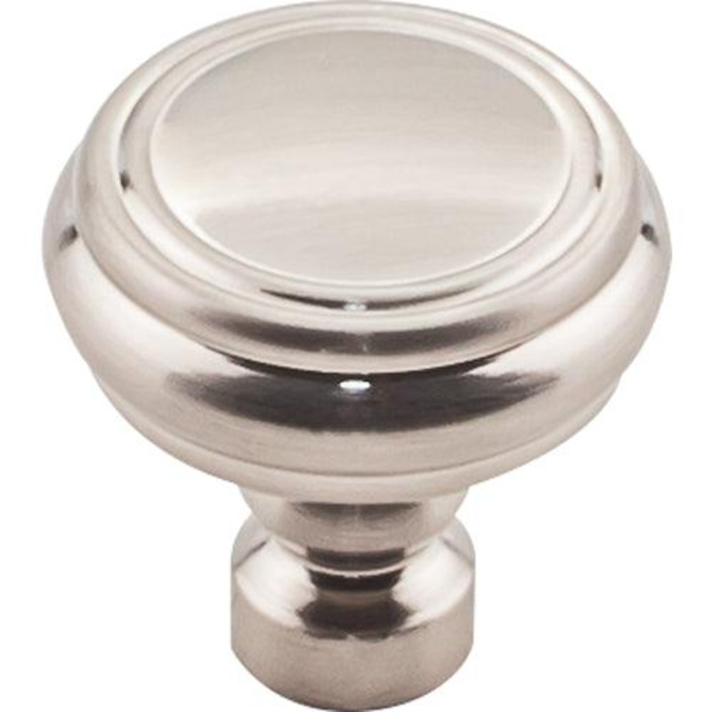 Top Knobs TK880BSN Brixton Rimmed Knob 1 1/4 Inch – Brushed Satin Nickel
