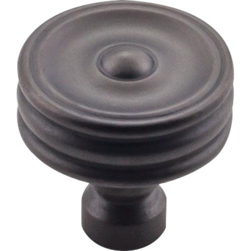 Top Knobs TK881SAB Brixton Ridged Knob 1 1/4 Inch – Sable