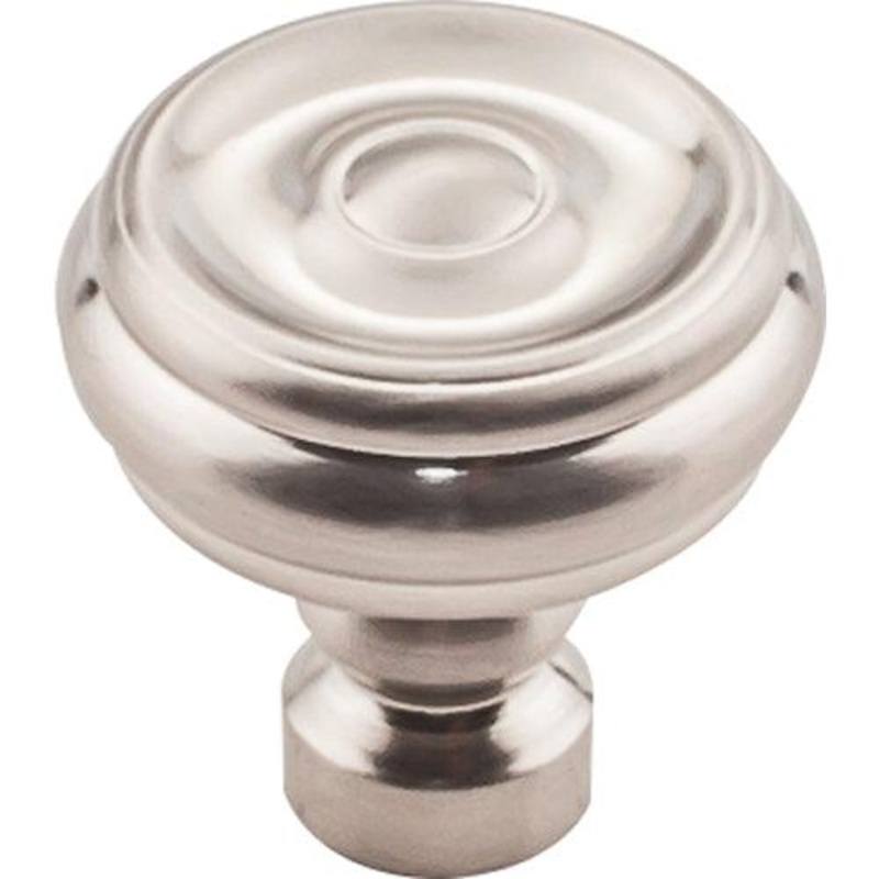 Top Knobs TK882BSN Brixton Button Knob 1 1/4 Inch – Brushed Satin Nickel