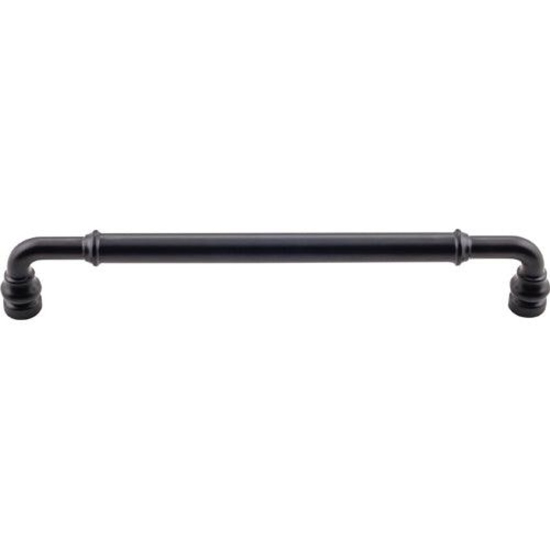 Top Knobs TK886BLK Brixton Pull 7 9/16 Inch (c-c) – Flat Black