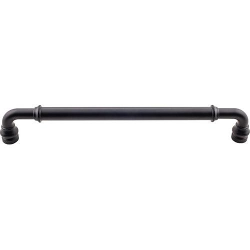 Top Knobs TK889BLK Brixton Appliance Pull 12 Inch (c-c) – Flat Black