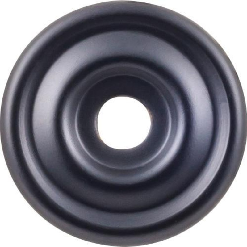 Top Knobs TK890BLK Brixton Backplate 1 3/8 Inch – Flat Black