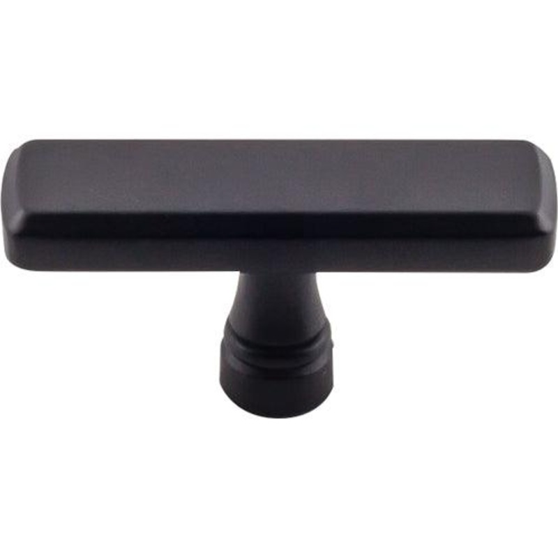 Top Knobs TK852BLK Kingsbridge Knob 2 3/8 – Flat Black