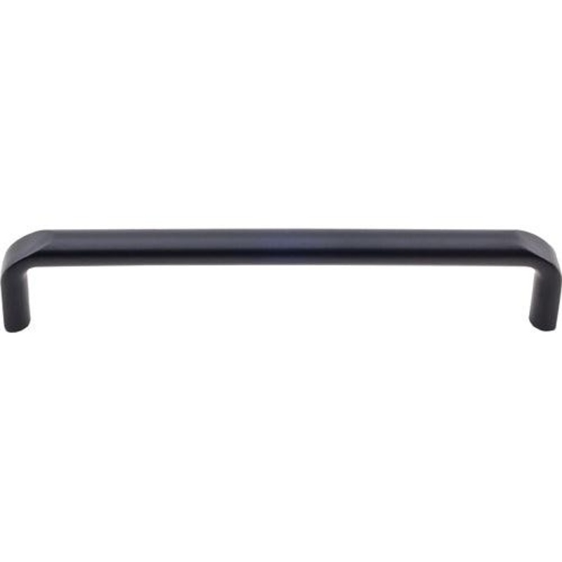 Top Knobs TK874BLK Exeter Pull 6 5/16 Inch (c-c) – Flat Black