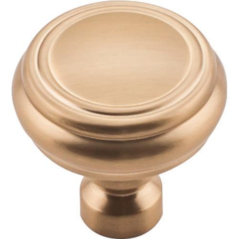 Top Knobs TK880HB Brixton Rimmed Knob 1 1/4 Inch – Honey Bronze
