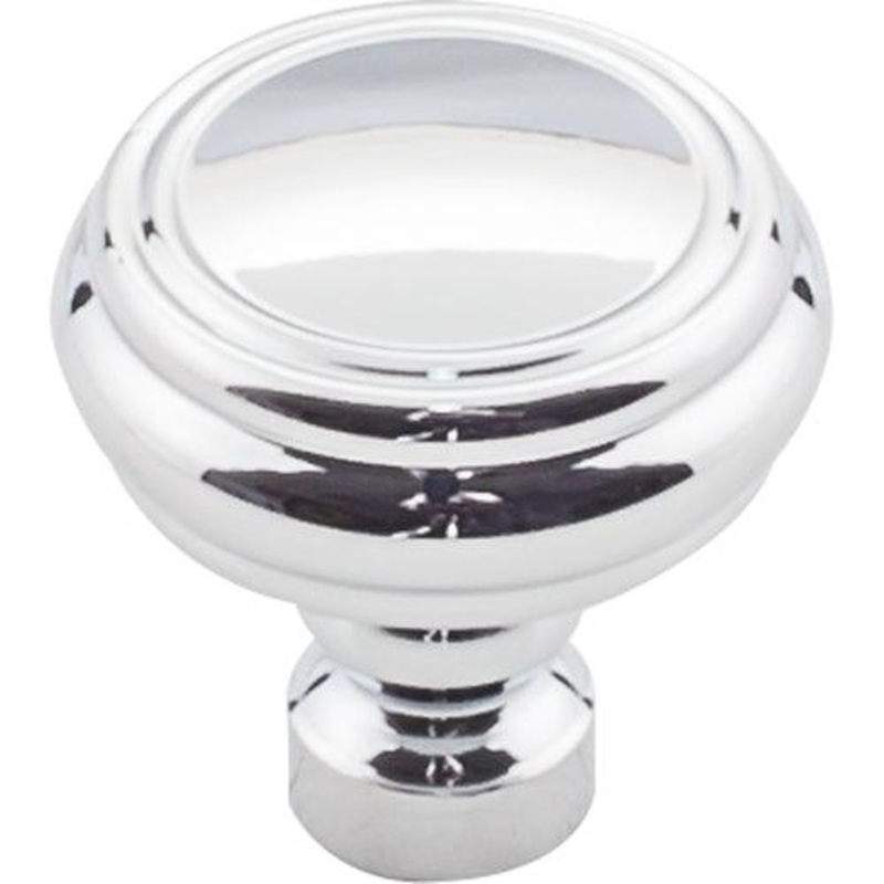 Top Knobs TK880PC Brixton Rimmed Knob 1 1/4 Inch – Polished Chrome