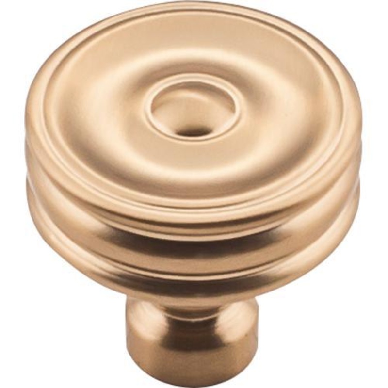 Top Knobs TK881HB Brixton Ridged Knob 1 1/4 Inch – Honey Bronze