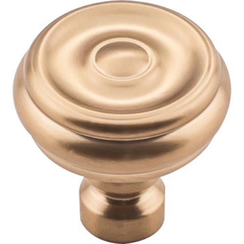 Top Knobs TK882HB Brixton Button Knob 1 1/4 Inch – Honey Bronze