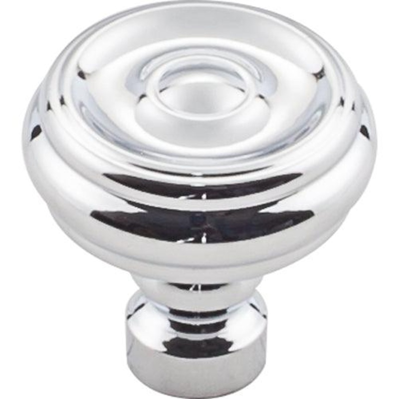 Top Knobs TK882PC Brixton Button Knob 1 1/4 Inch – Polished Chrome