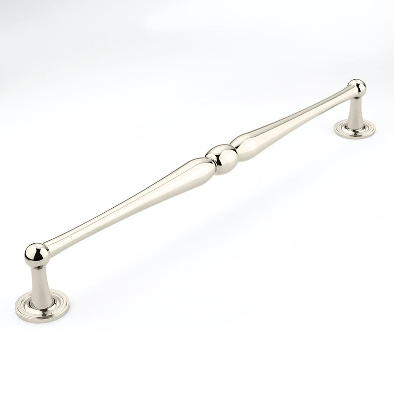 Schaub Appliance Pull, Plain Footplate, Polished Nickel, 15 cc 581-PN