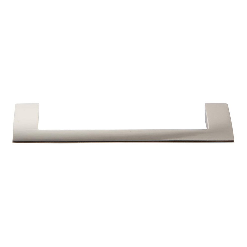 Atlas Homewares Angled Drop Pull 128MM A906-PN Polished Nickel