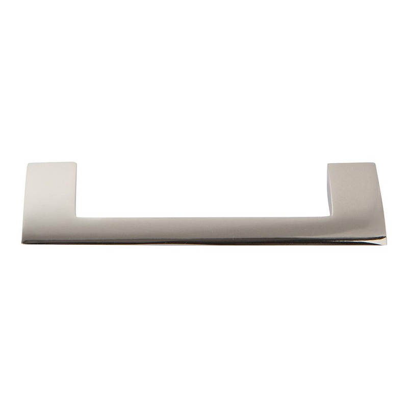 Atlas Homewares Angled Drop Pull 96MM A905-PN Polished Nickel