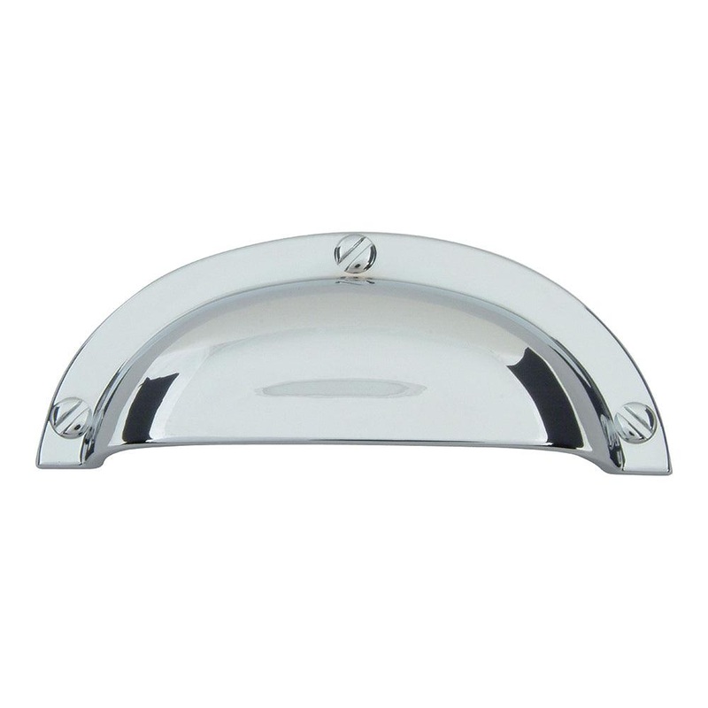 Atlas Homewares Bin Cup Pull 64 MM CC A818-CH Polished Chrome