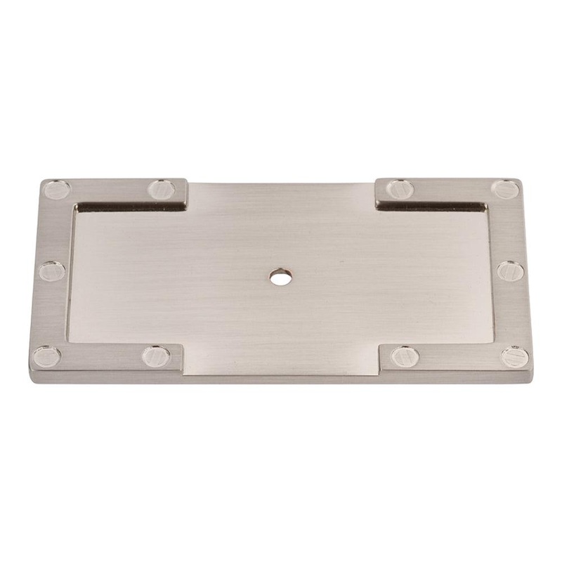 Atlas Homewares Campaign L-Bracket Backplate 378-BRN Brushed Nickel