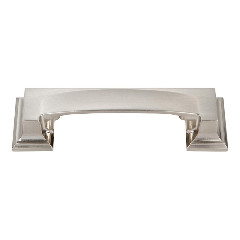 Atlas Homewares Sutton Place Bin Cup Pull 339-BRN Brushed Nickel