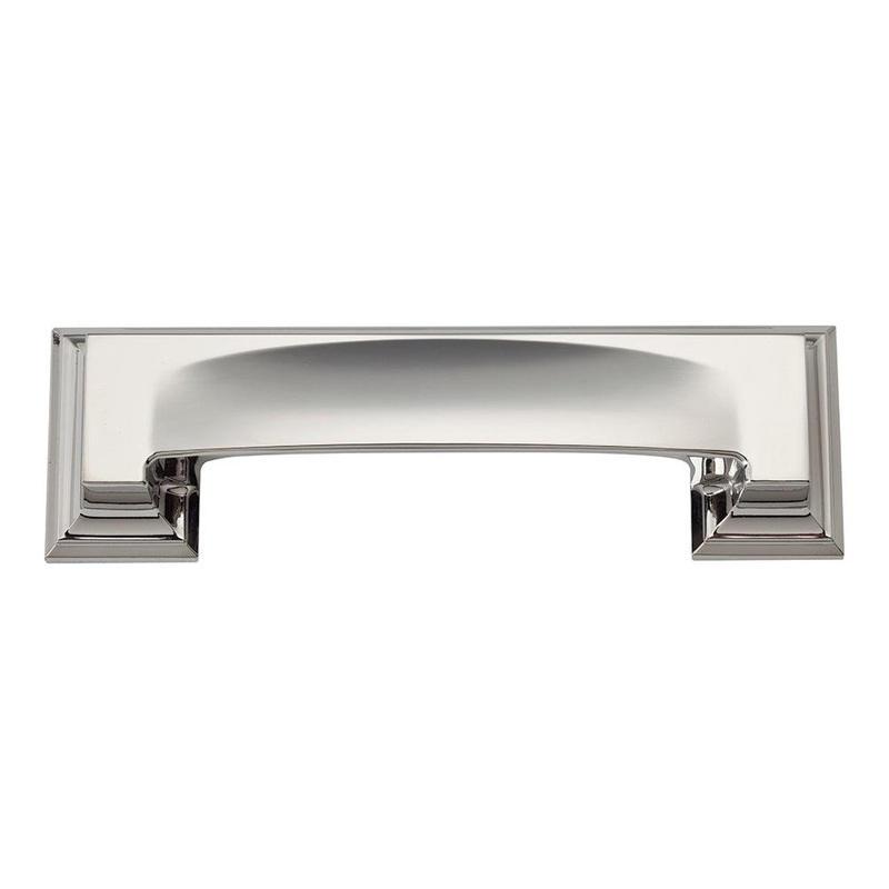 Atlas Homewares Sutton Place Bin Cup Pull 339-PN Polished Nickel