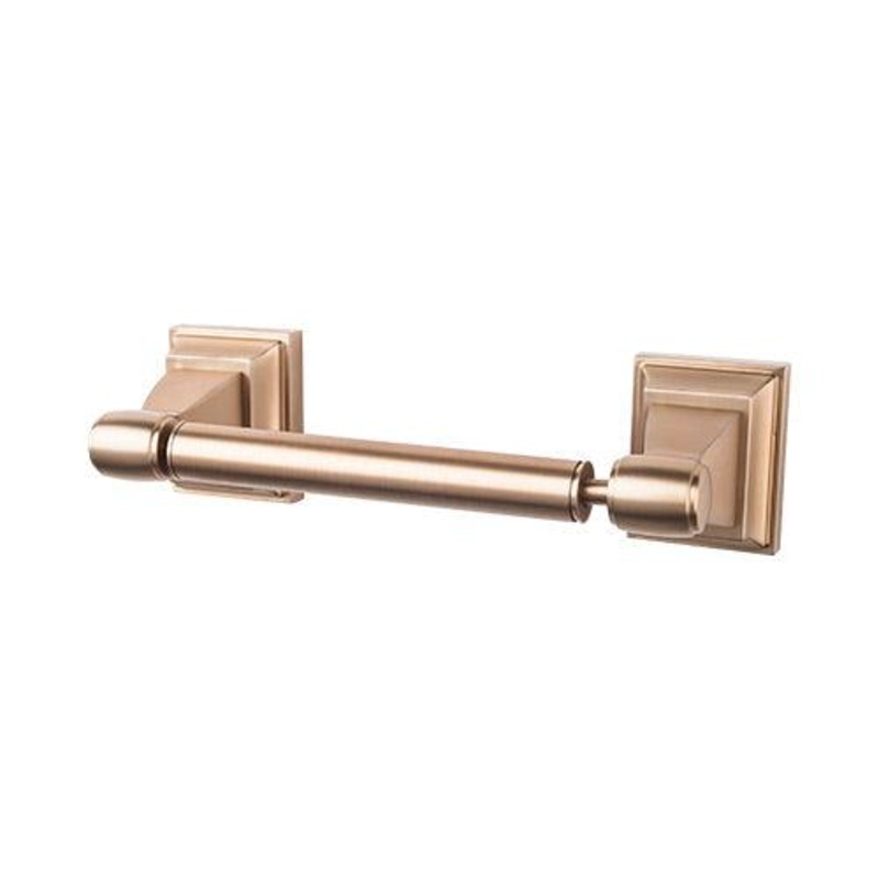 Top Knobs STK3BB Stratton Bath Tissue Holder – Brushed Bronze