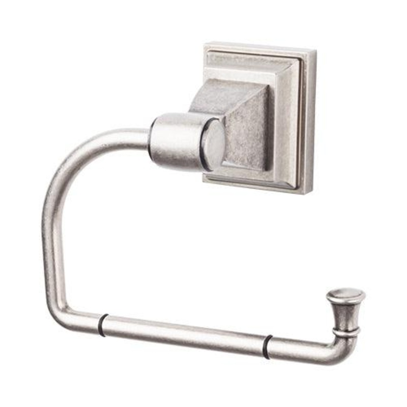 Top Knobs STK4AP Stratton Bath Tissue Hook – Antique Pewter