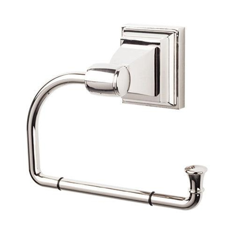Top Knobs STK4PN Stratton Bath Tissue Hook – Polished Nickel