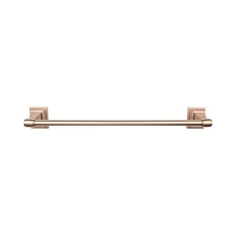 Top Knobs STK8BB Stratton Bath 24 Single Towel Bar – Brushed Bronze