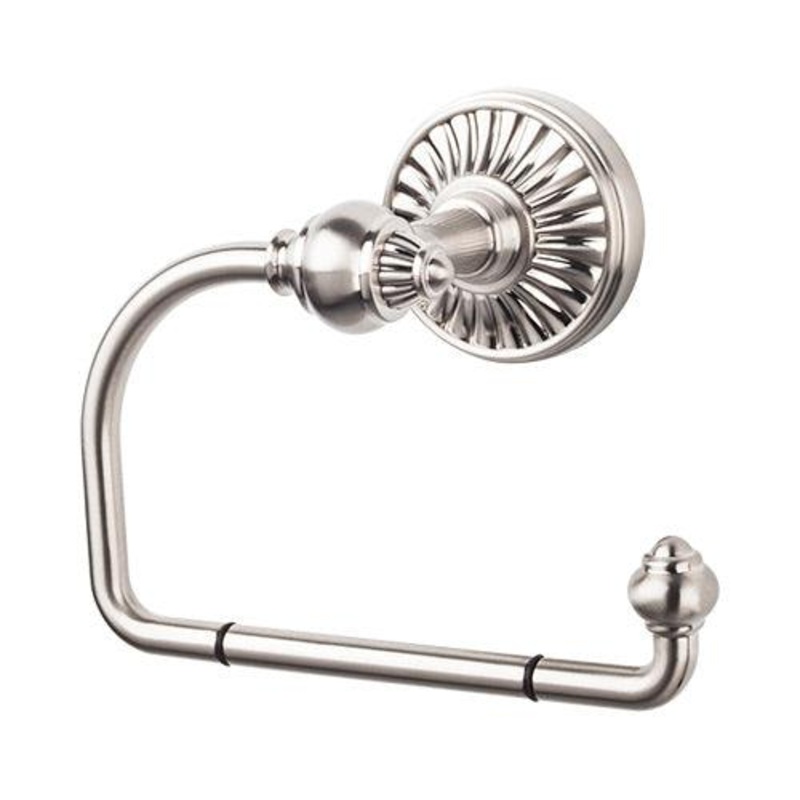 Top Knobs TUSC4BSN Tuscany Bath Tissue Hook – Brushed Satin Nickel