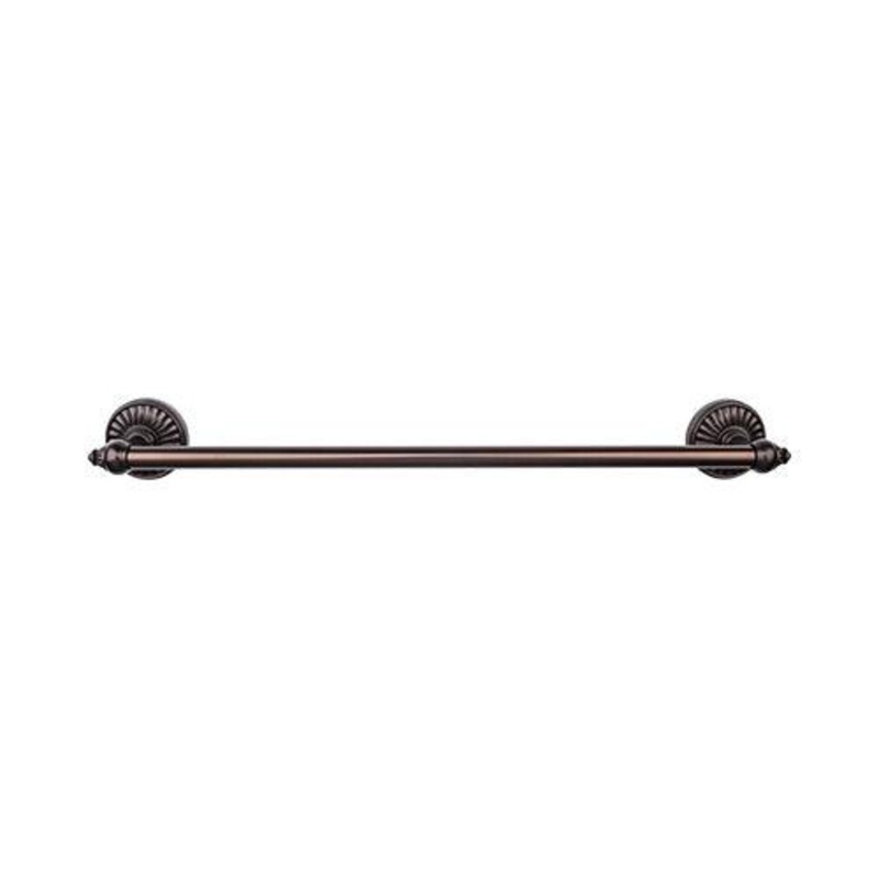 Top Knobs TUSC6ORB Tuscany Bath 18 Single Towel Bar – Oil Rubbed Bronze