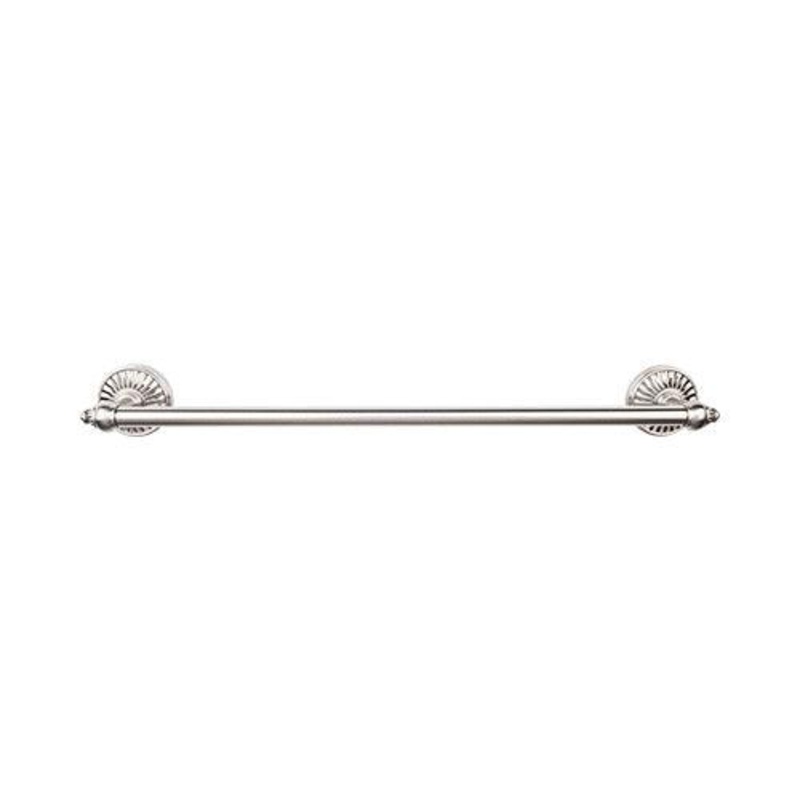 Top Knobs TUSC8BSN Tuscany Bath 24 Single Towel Bar – Brushed Satin Nickel