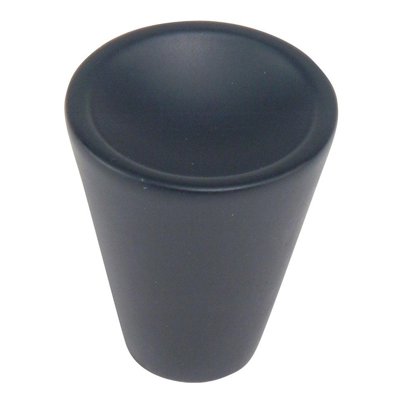 Atlas Homewares Dap Cone Knob 228-BL Matte Black