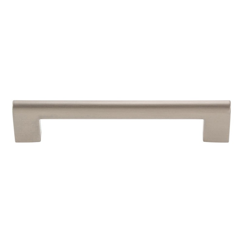 Atlas Homewares Round Rail PULL 128 MM CC A879-BN Brushed Nickel