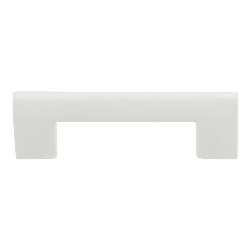 Atlas Homewares Round Rail PULL 3 CC A878-WG High White Gloss
