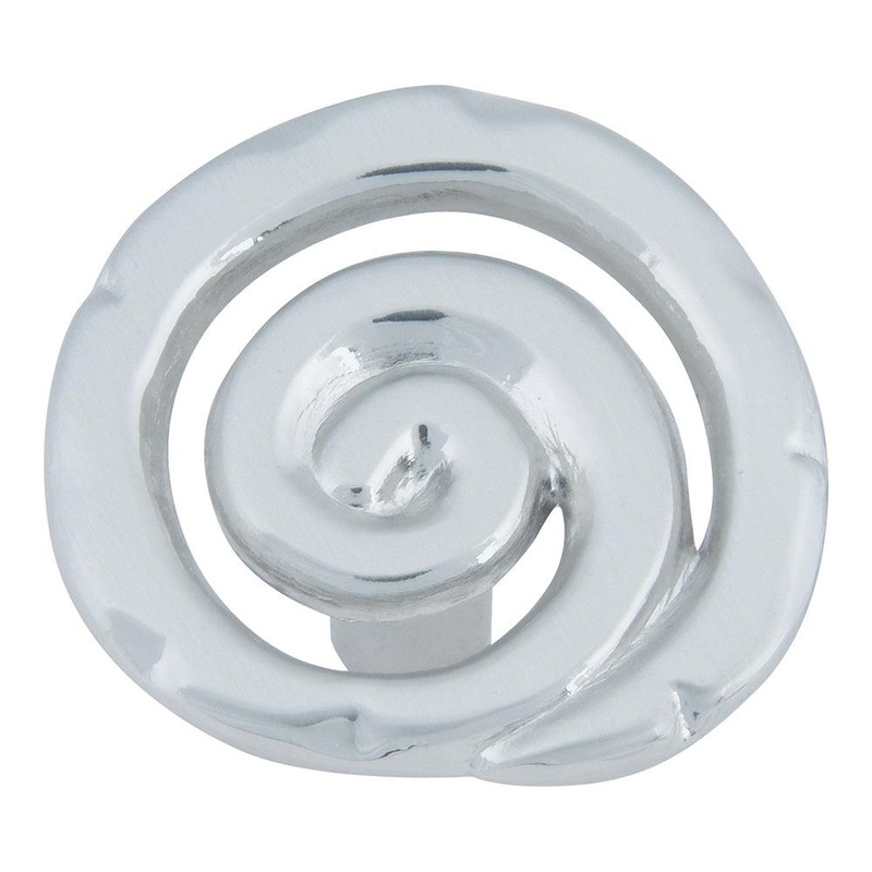 Atlas Homewares Scroll Knob 140-BRN Brushed Nickel