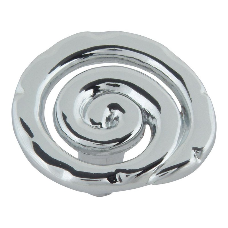 Atlas Homewares Scroll Knob 140-CH Polished Chrome