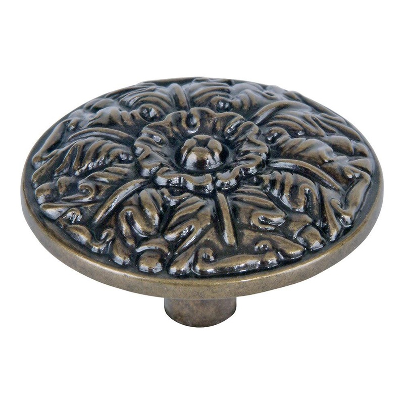 Atlas Homewares Small Round Hammered Knob 138-BB Burnished Bronze
