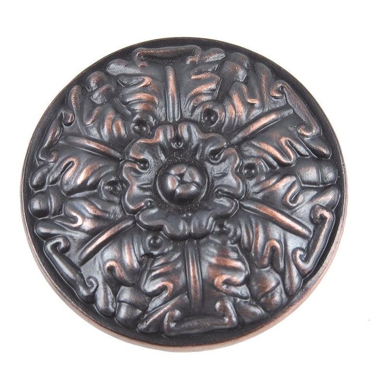 Atlas Homewares Small Round Hammered Knob 138-VB Venetian Bronze