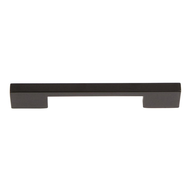 Atlas Homewares Thin SquarePull 128 MM CC A867-BL Matte Black