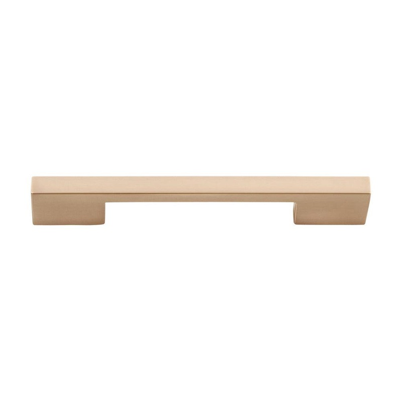 Atlas Homewares Thin SquarePull 128 MM CC A867-CM Champagne