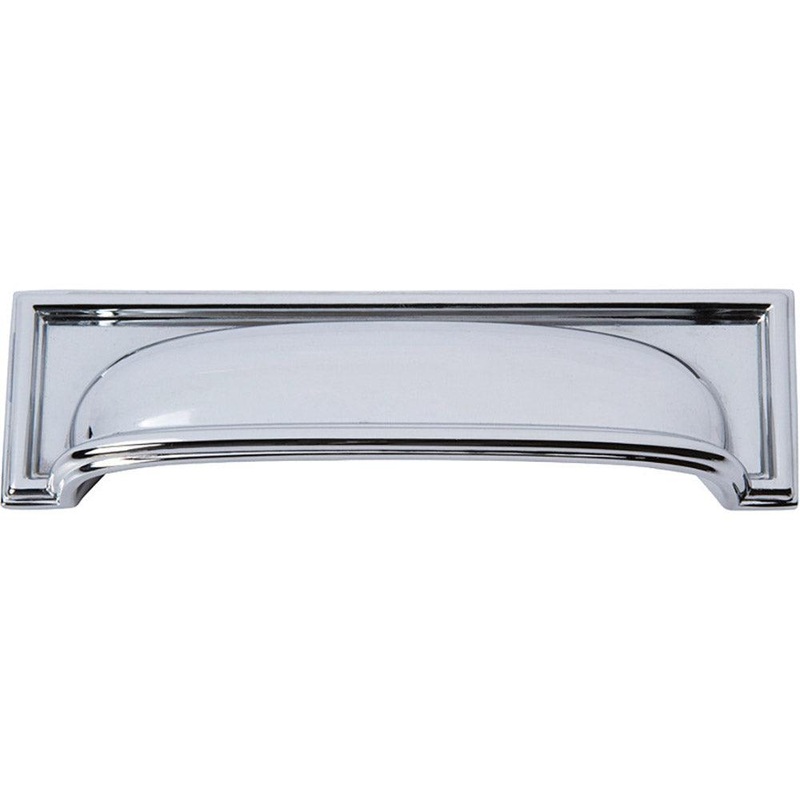 Atlas Homewares Campaign Rope Cup Pull 96MM CC 383-CH Polished Chrome