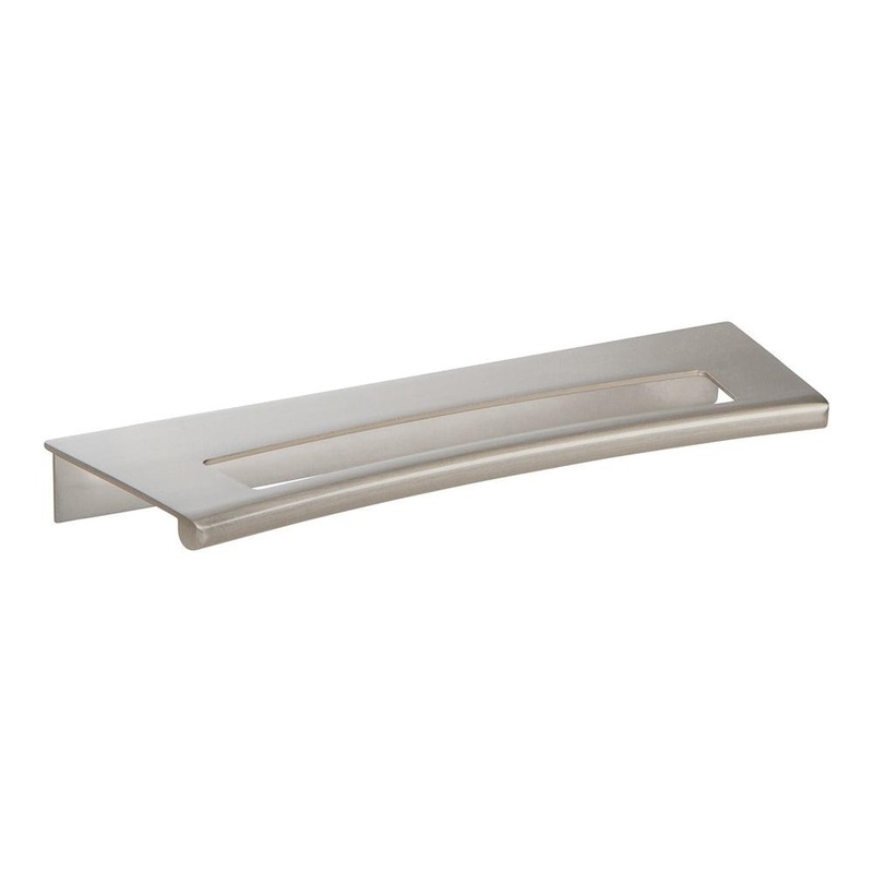 Atlas Homewares Mid Century Edge Pull 128 MM CC 363-BRN Brushed Nickel