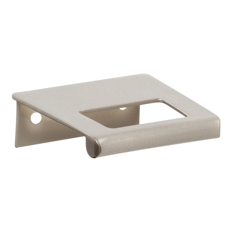 Atlas Homewares Mid Century Edge Pull 32 MM CC 362-BRN Brushed Nickel