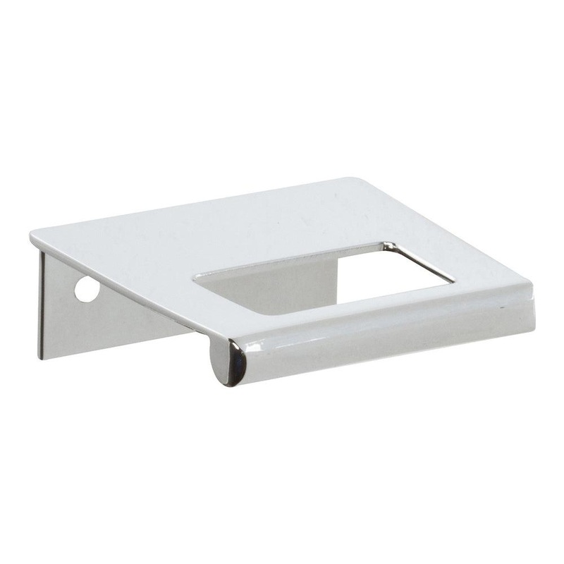 Atlas Homewares Mid Century Edge Pull 32 MM CC 362-CH Polished Chrome