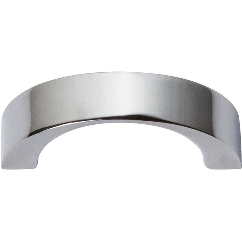 Atlas Homewares Tableau Curved Handle 1 7/16 396-CH Polished Chrome