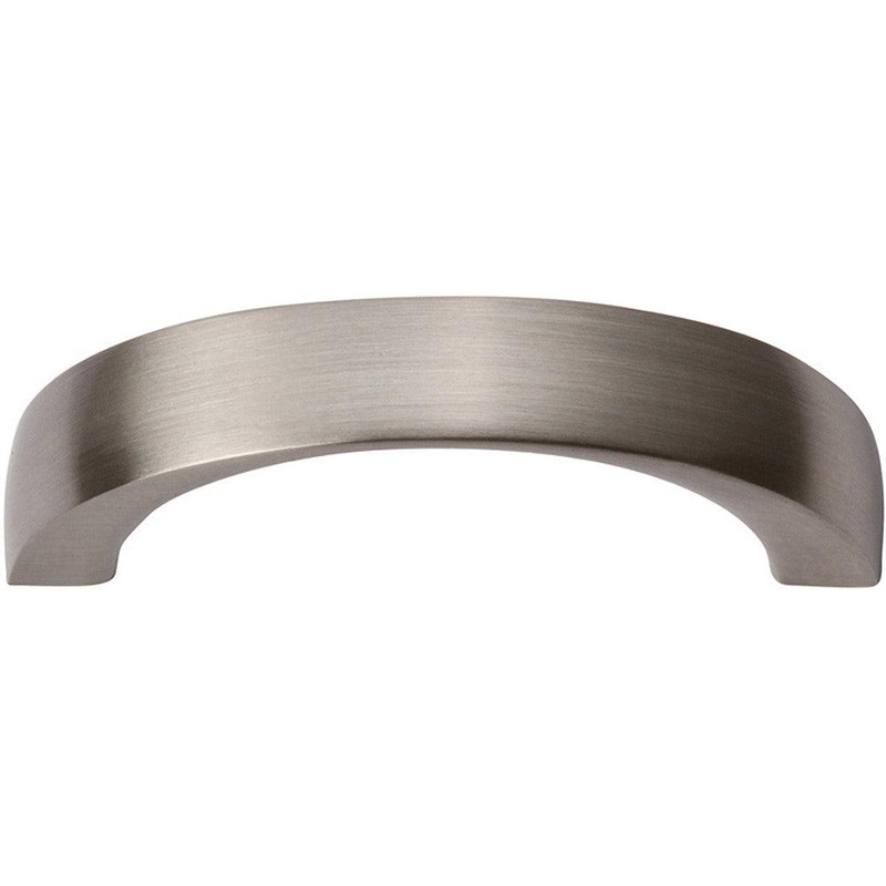 Atlas Homewares Tableau Curved Handle 1 7/8 397-BN Brushed Nickel